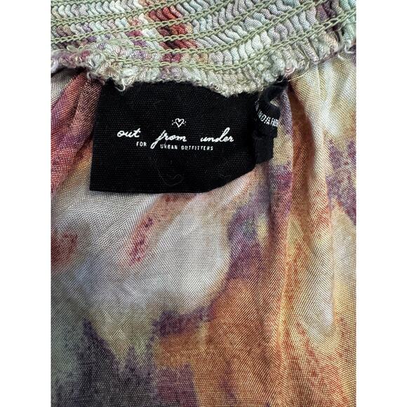 Out From Under for Urban Outfitters Boho Smocked Cami Tank Top Size L - Picture 5 of 8